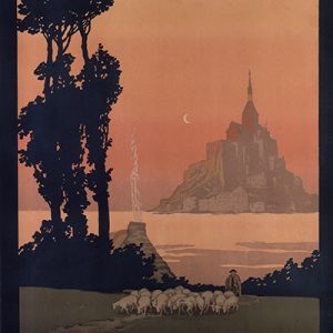 Affiche mont saint michel