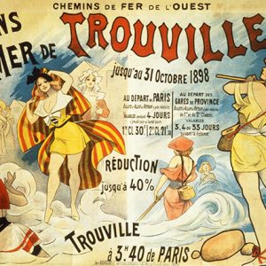 AFFICHE Touristique SNCF Trouville