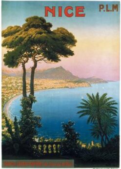 Nice corniche avec arbre