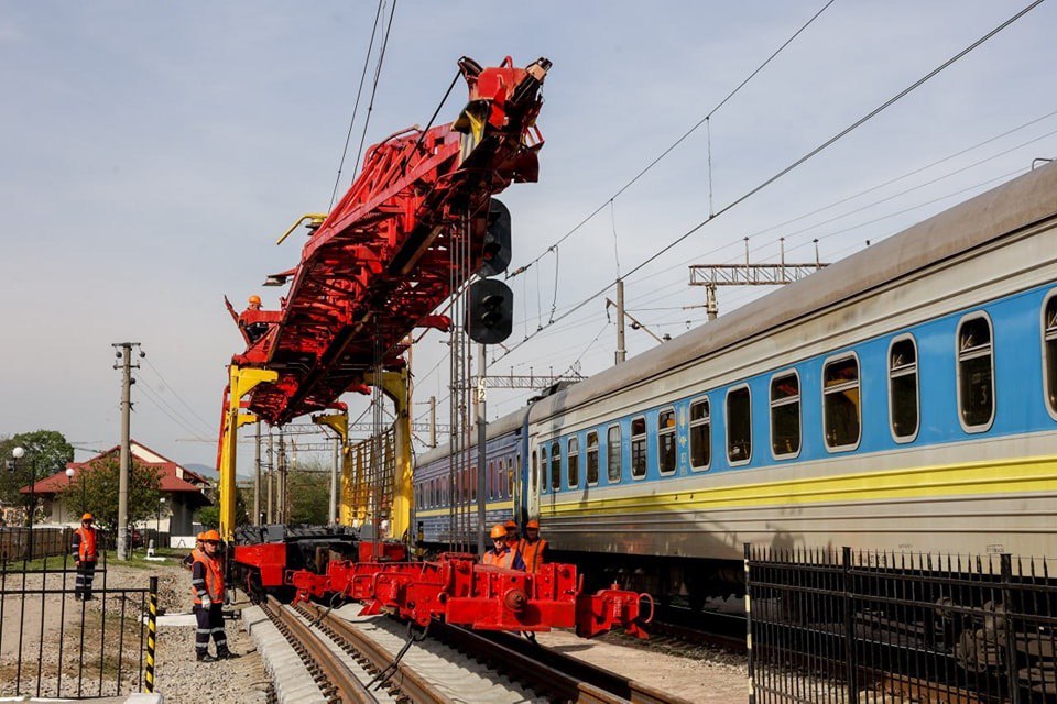L’Ukraine construit une première ligne de chemin de fer selon les normes européennes