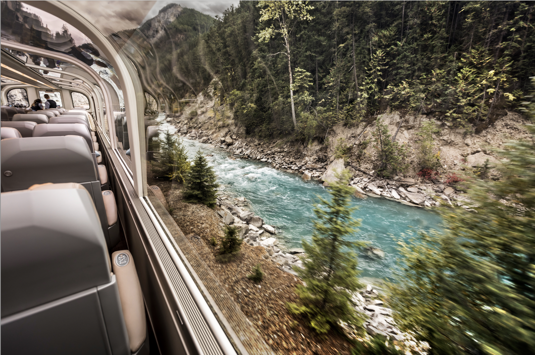 Au Canada, à bord du luxueux Rocky Mountaineer